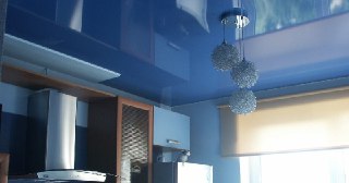 Натяжной потолок на кухню Красный Сулин, цена от 6227 руб.
