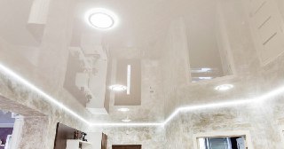 Натяжной ПВХ потолок Красный Сулин, цена от 2083 руб.